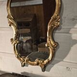 Miroir bois doré.