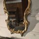 Miroir bois doré.