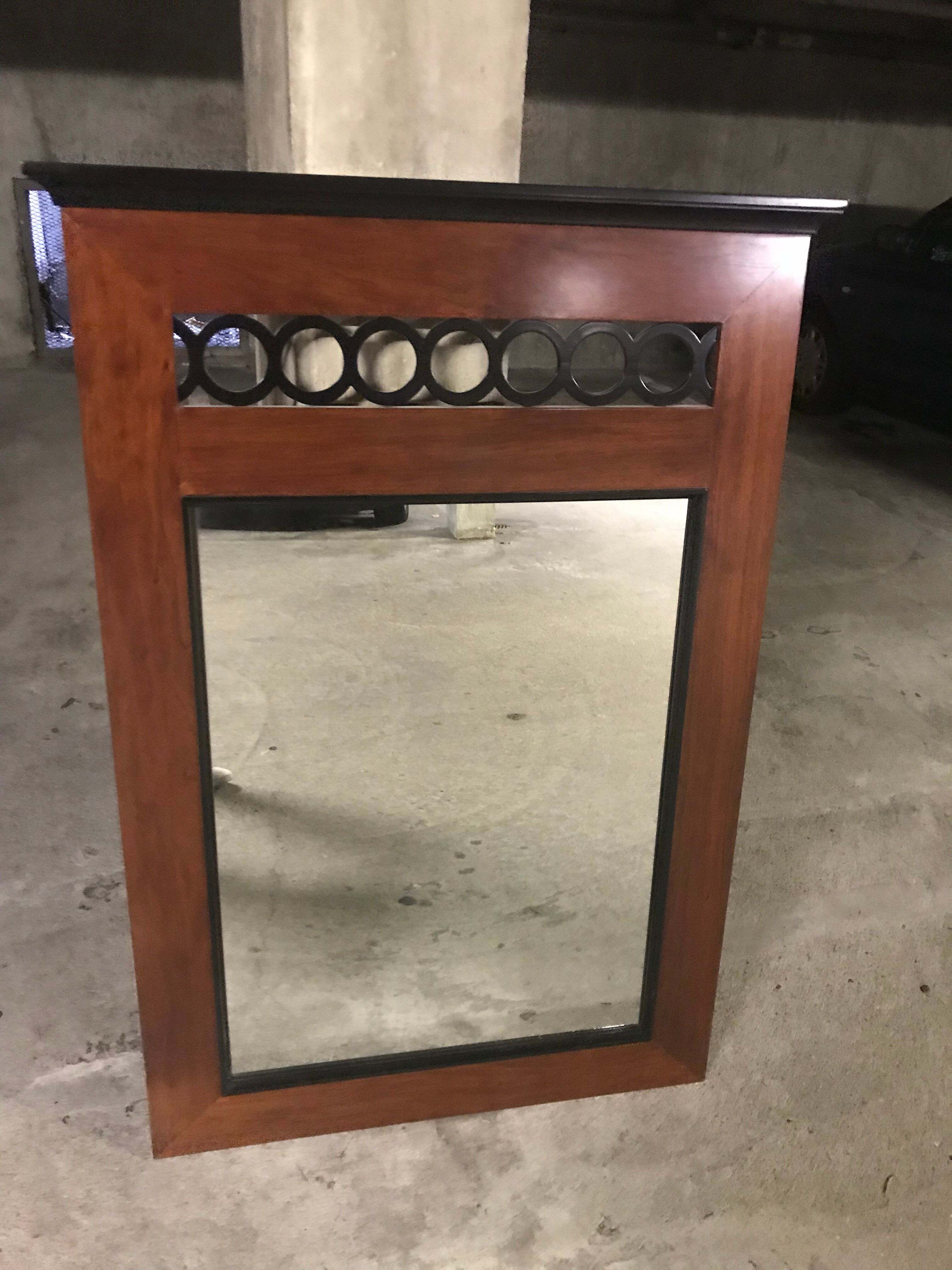 English wood mirror 82x127cm