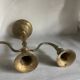 Antique brass chandelier