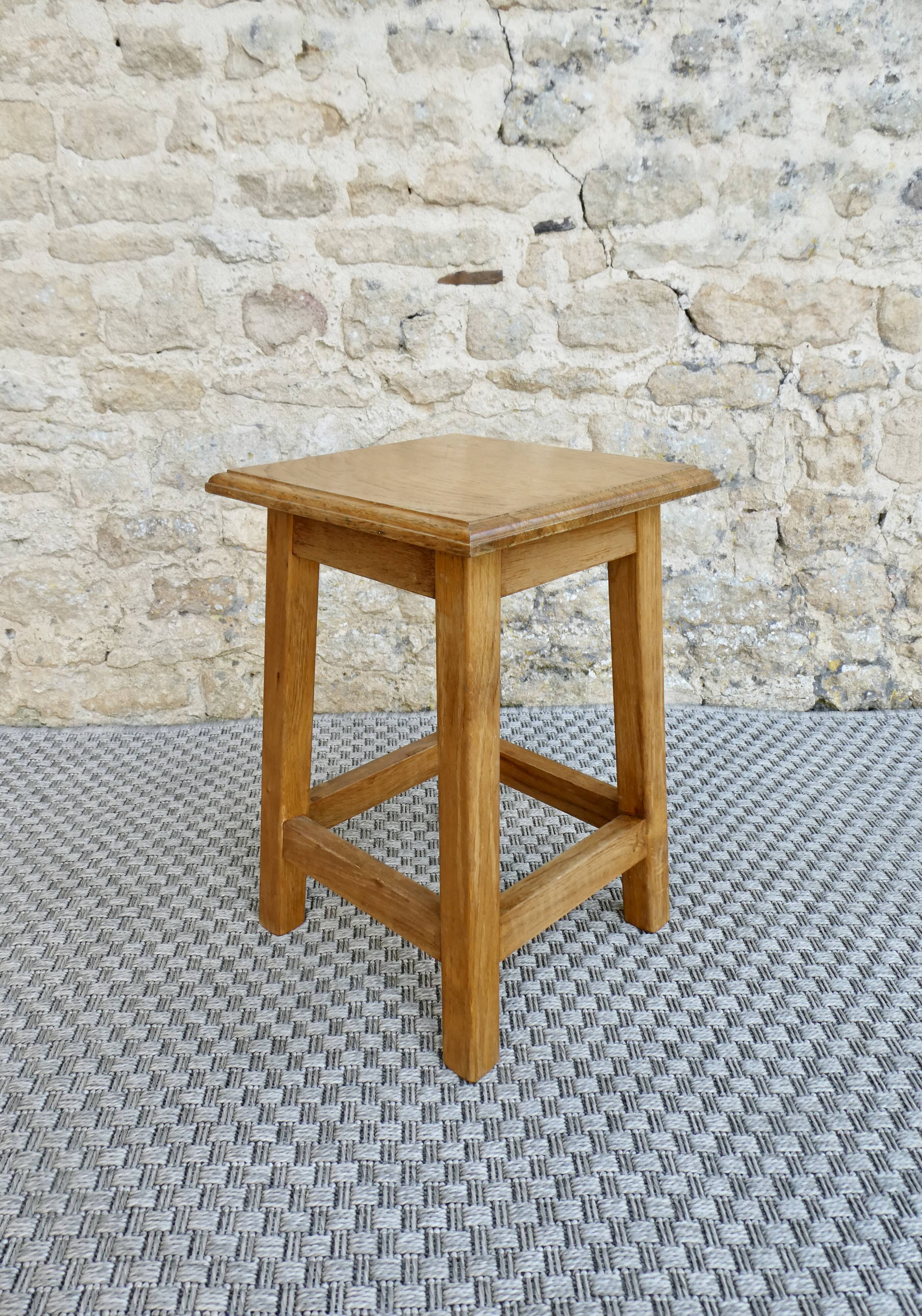 Wooden stool from the 1960s-70s