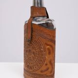 Angel Pazmino Tequila Hip Flask Ecuador 1960s