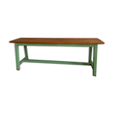 Banc industriel bois et fer