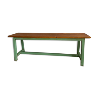 Industrial bench wood and iron