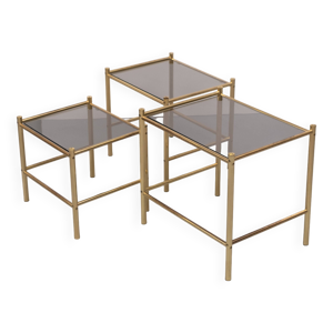 Tables gigognes en laiton