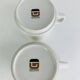 2 porcelain cups Tognana Italy seventies, flowers