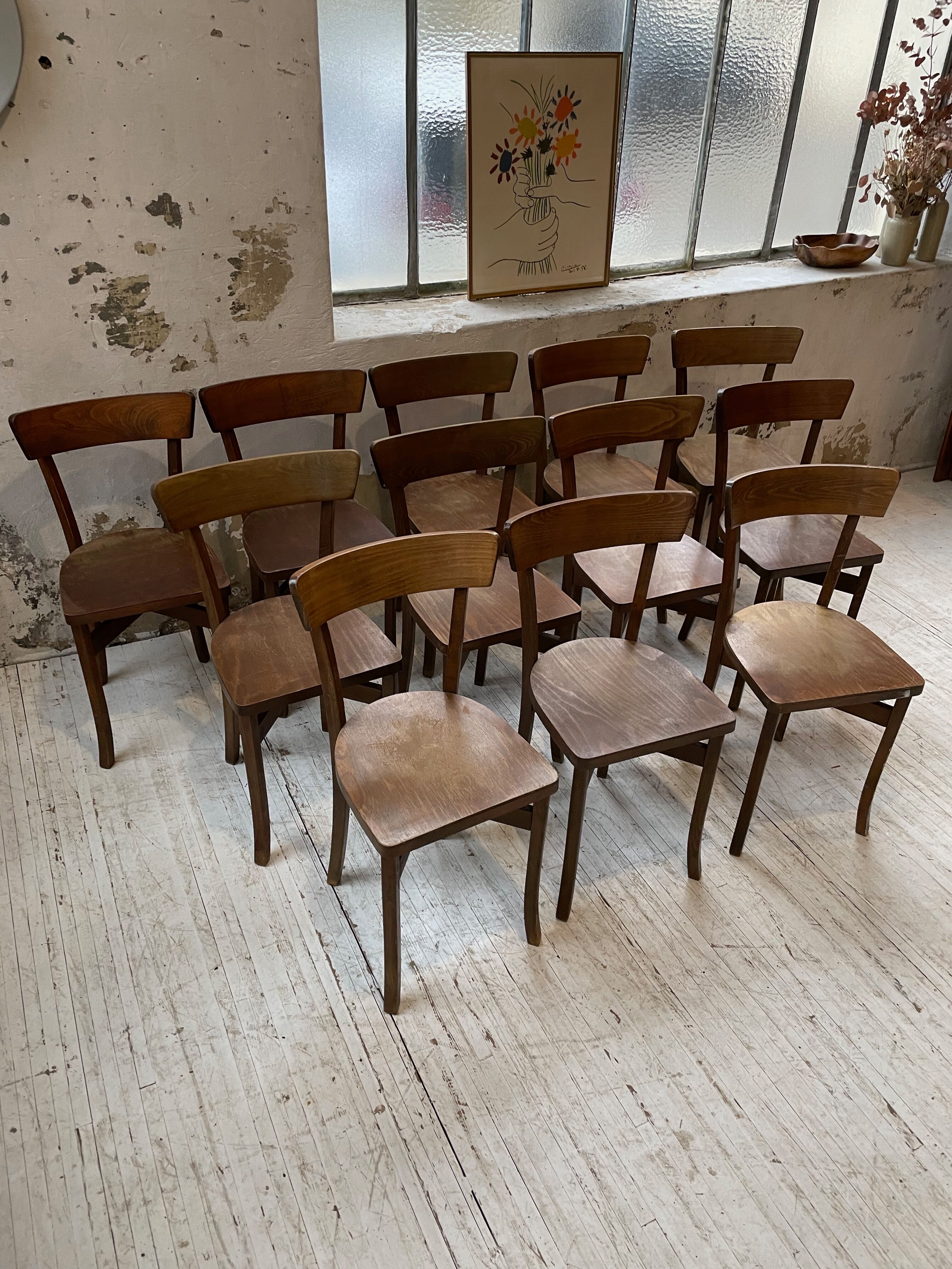 12 Baumann bistro chairs