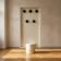 Mid-Century Modern Double-Sided Hall Stand with Mirror & Coat Hooks, 1960s, Europe