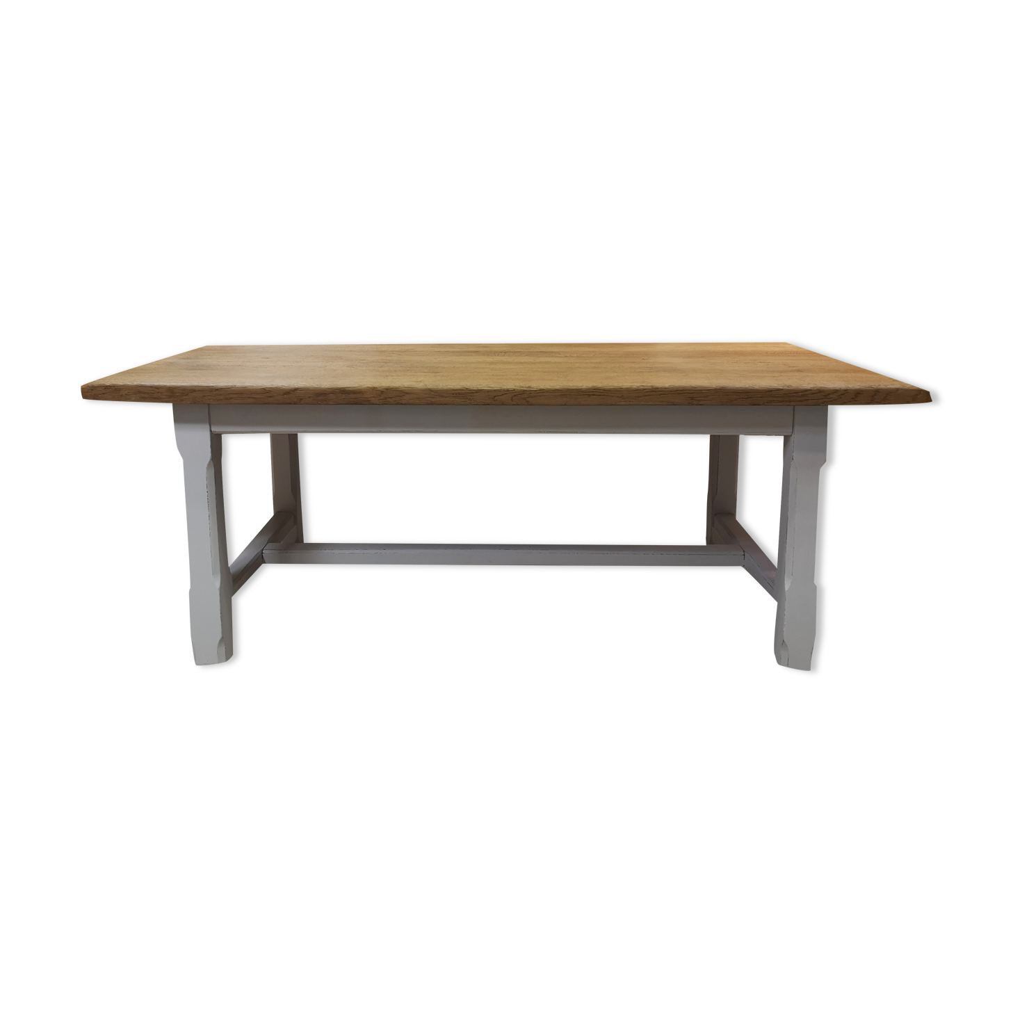 Dining table farmhouse oak old patina shabby chic gustavian