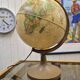 Old illuminated globe