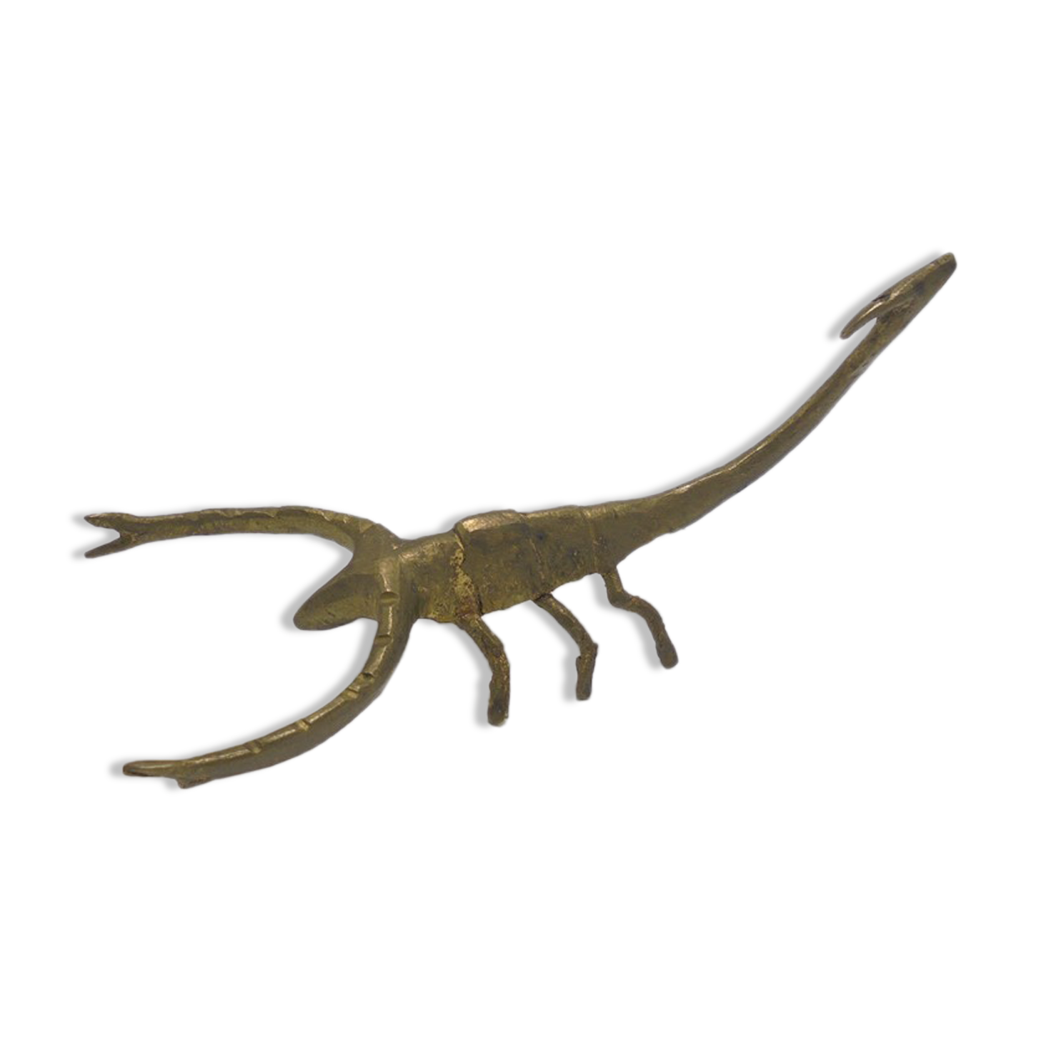 Scorpio in brass