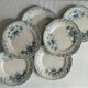"Regency" - 6 dessert plates in ironstone St-Amand & Hamage