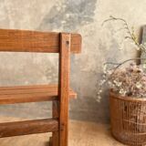 Banc école en chêne