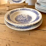 Set of 14 old earthenware plates