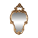 Antique gold baroque mirror 60 x 48cm
