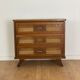 Vintage dresser rattan compass feet