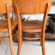 Set of 3 vintage Thonet bistro chairs