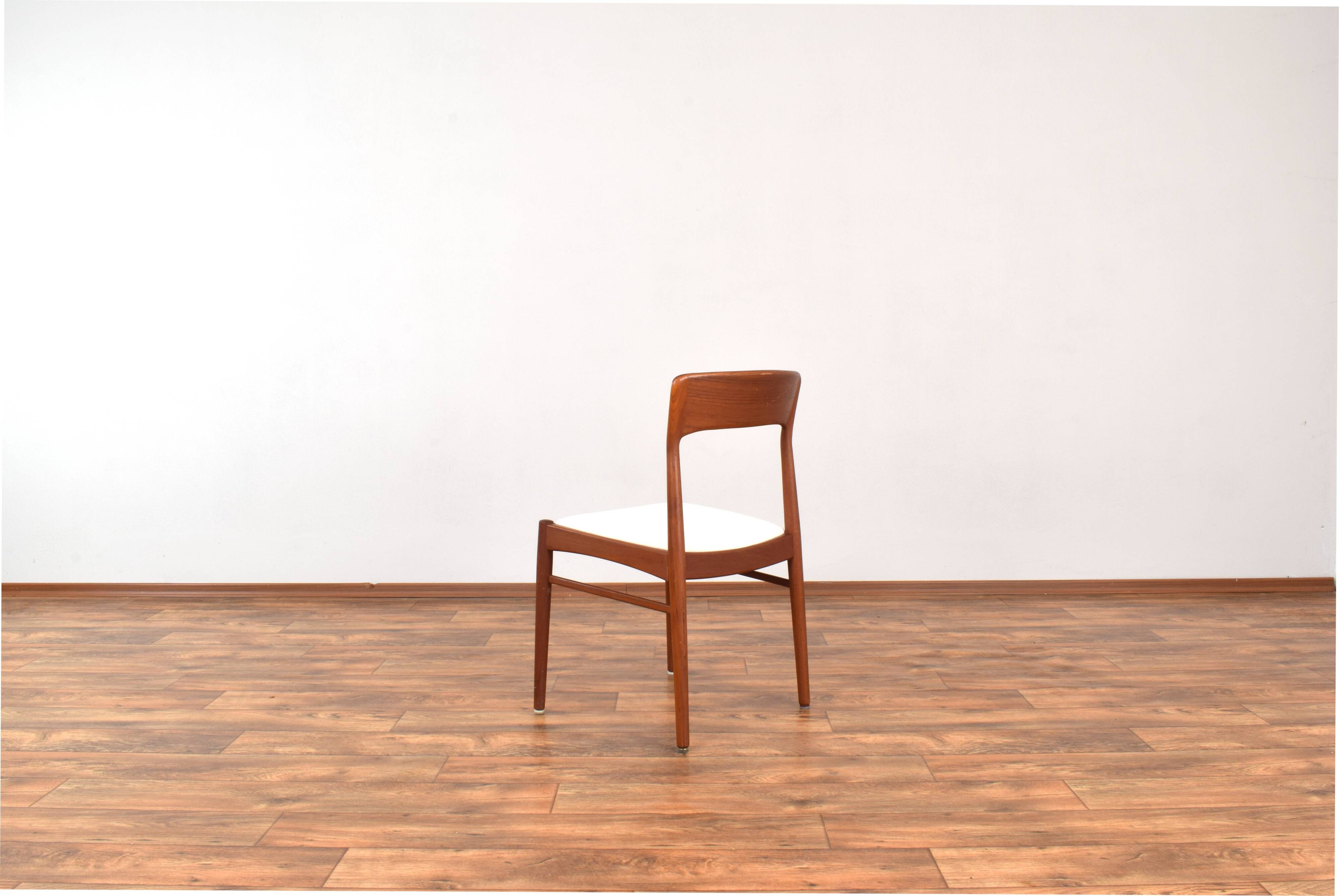 Danish Teak Dining Chairs by Henning Kjærnulf for Korup Stolefabrik, 1960s, Set of 4