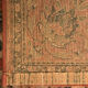 Pink and beige vintage carpet (198 x 286 cm)