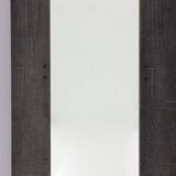 Cast Aluminum Mirror by Lorenzo Burchiellaro, Italy, 1970s