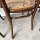 Set of 4 Fischel caned bistro chairs