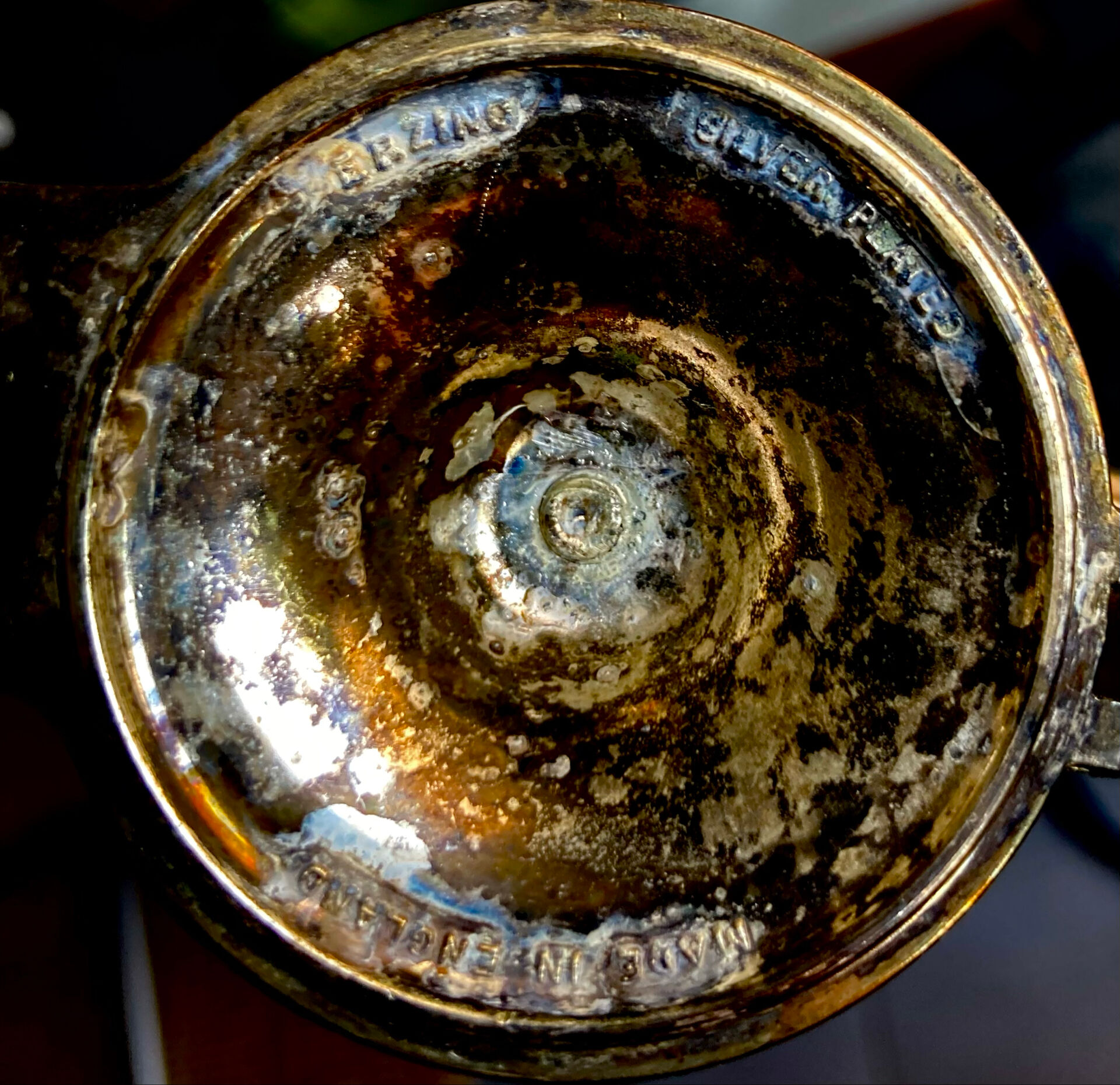 Glass and Silver Jug