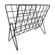 Vintage wired metal magazine rack