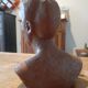 Bust woman of the 50s in terracotta