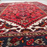 Handmade vintage Persian Hamadan rug 103cm x 142cm 1970s - 1C1170