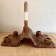 Terracotta candlestick with 5 holders, 1980s.