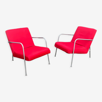 Pair of vintage Ikea armchairs model PS