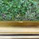 Vintage rectangular mirror in gilded wood h49 xl35