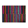 Romanian vintage carpet with stripes, made by hand in wool