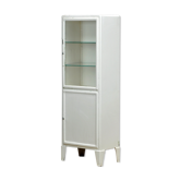 Cabinet médical vintage en fer et en verre, années 1950