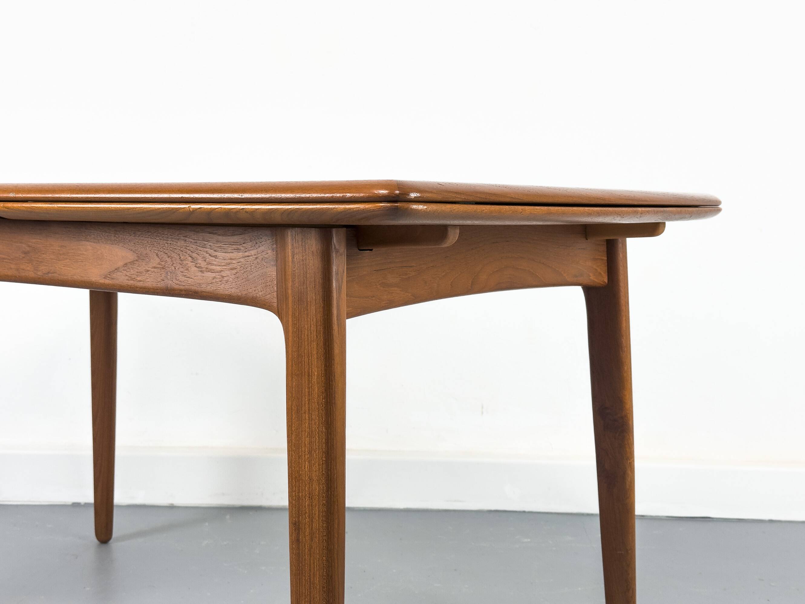 Teak Extendable Dining Table by Svend Aage Madsen for K. Knudsen & Son, 196