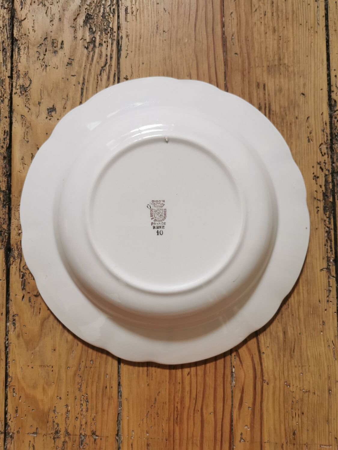 Vintage Digoin hollow plates