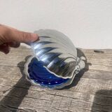Silver plated butter dish shell 1950