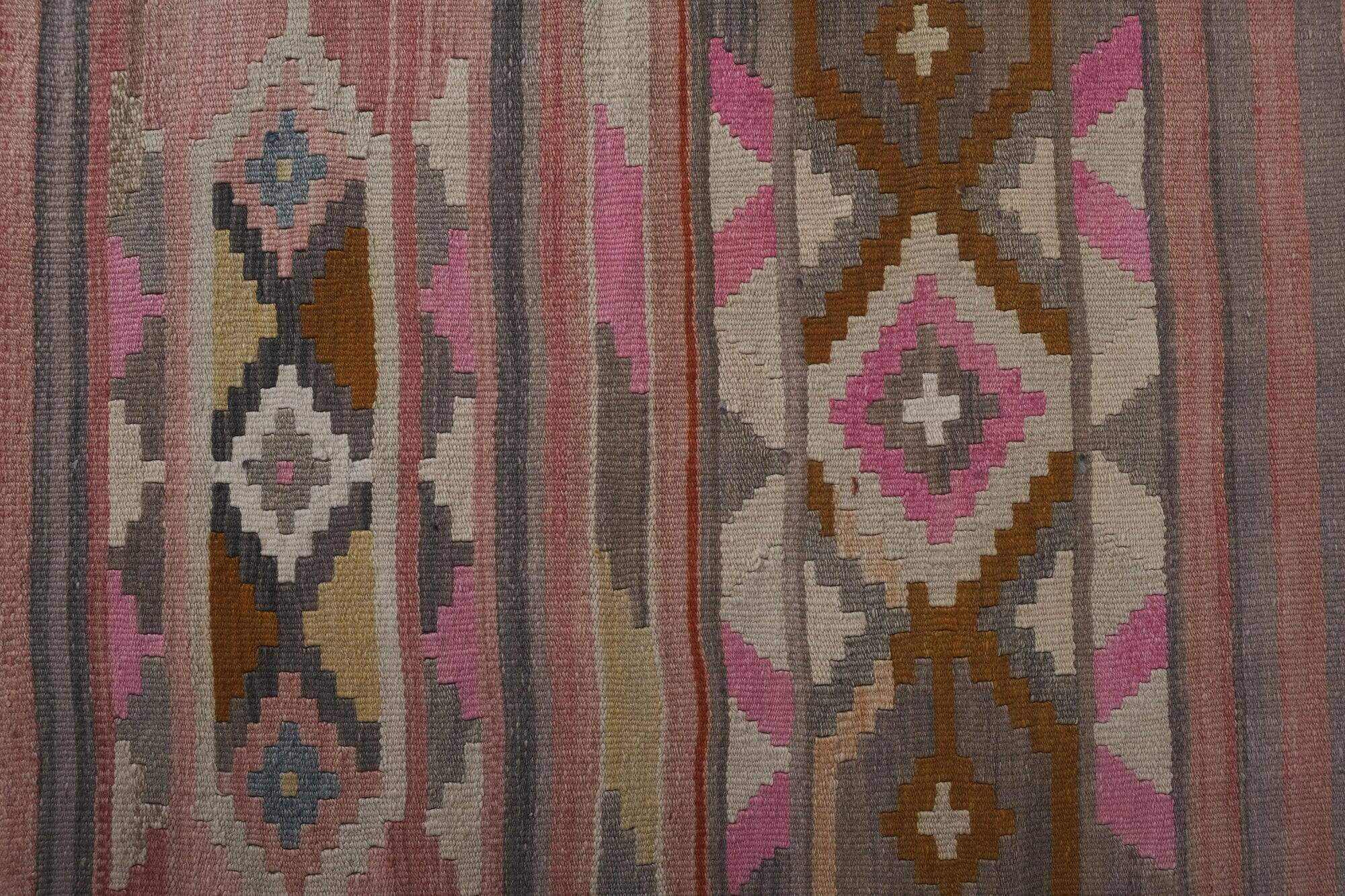 Vintage Turkish hallway rug 77x667 cm