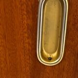 Vintage shoe cabinet with compass legs