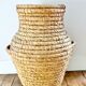 Braided wicker jar