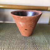 Brutalist resin pot