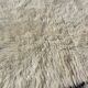 Vintage wool shaggy rug 230x180cm