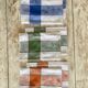 Set of 6 school-style napkins - cotton - 50x50 cm