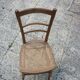Chaise cannée style bistrot en bois