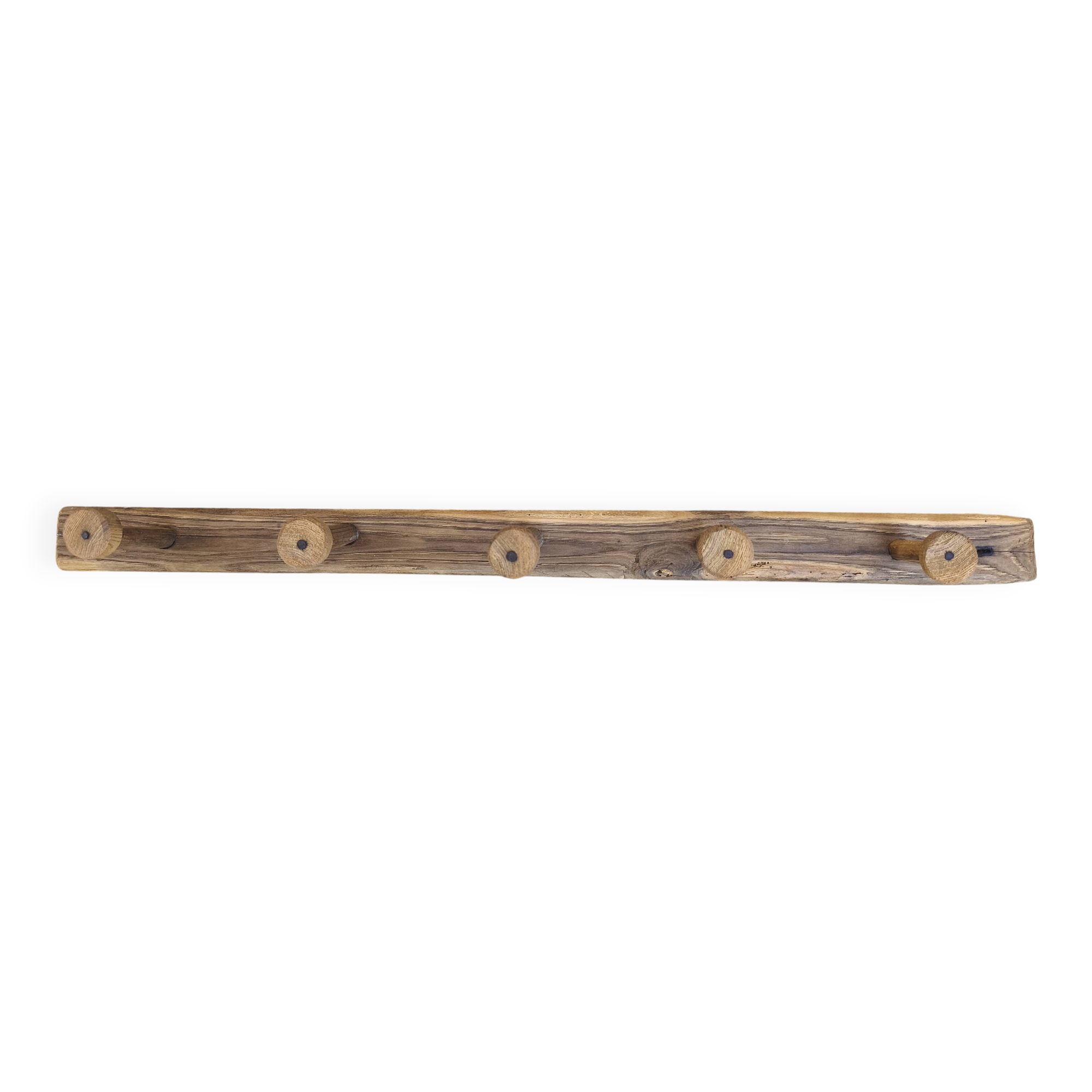 Old wooden coat rack