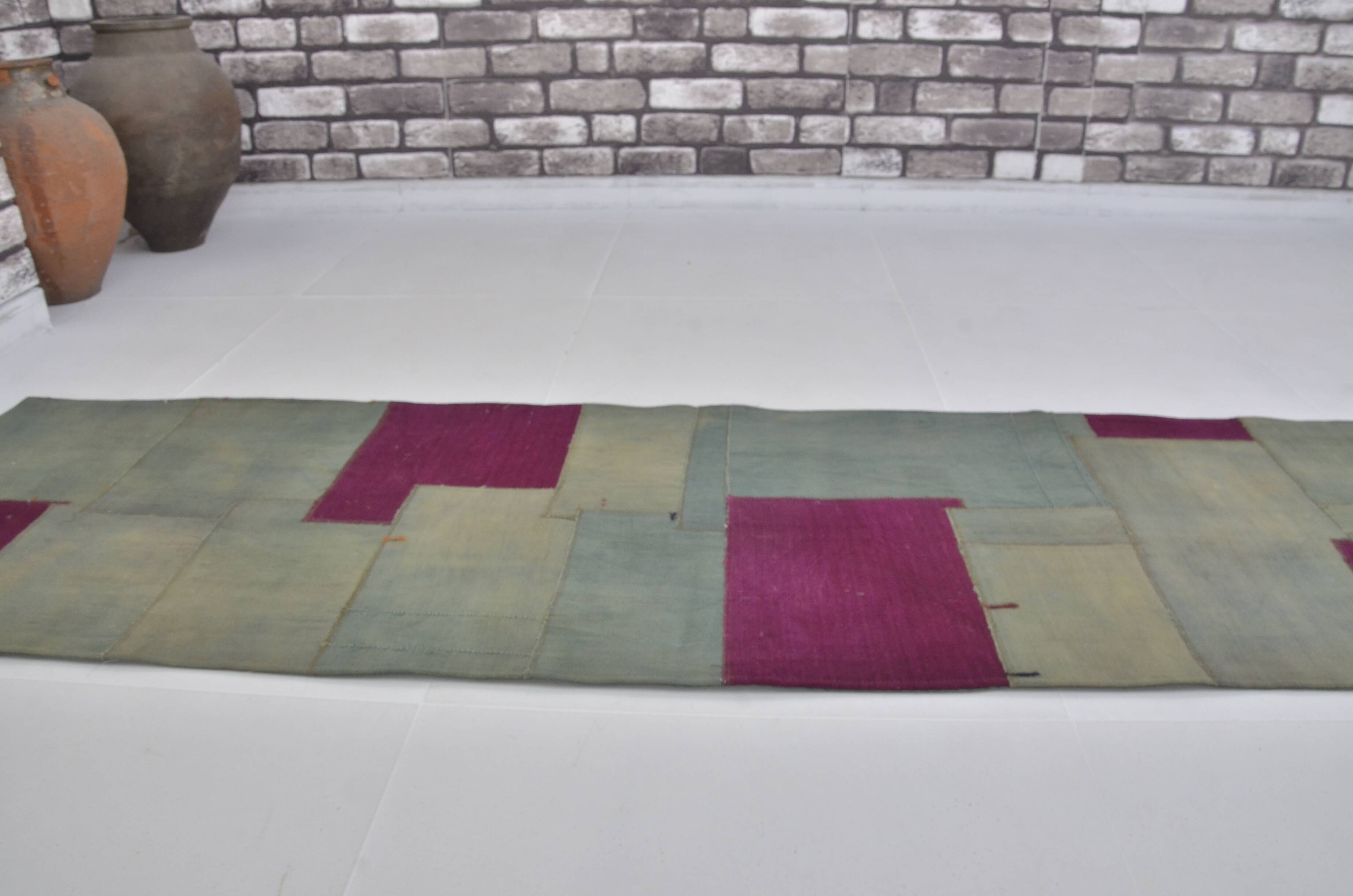 One A Kinf Of Vintage Kilim Runner sku 3858