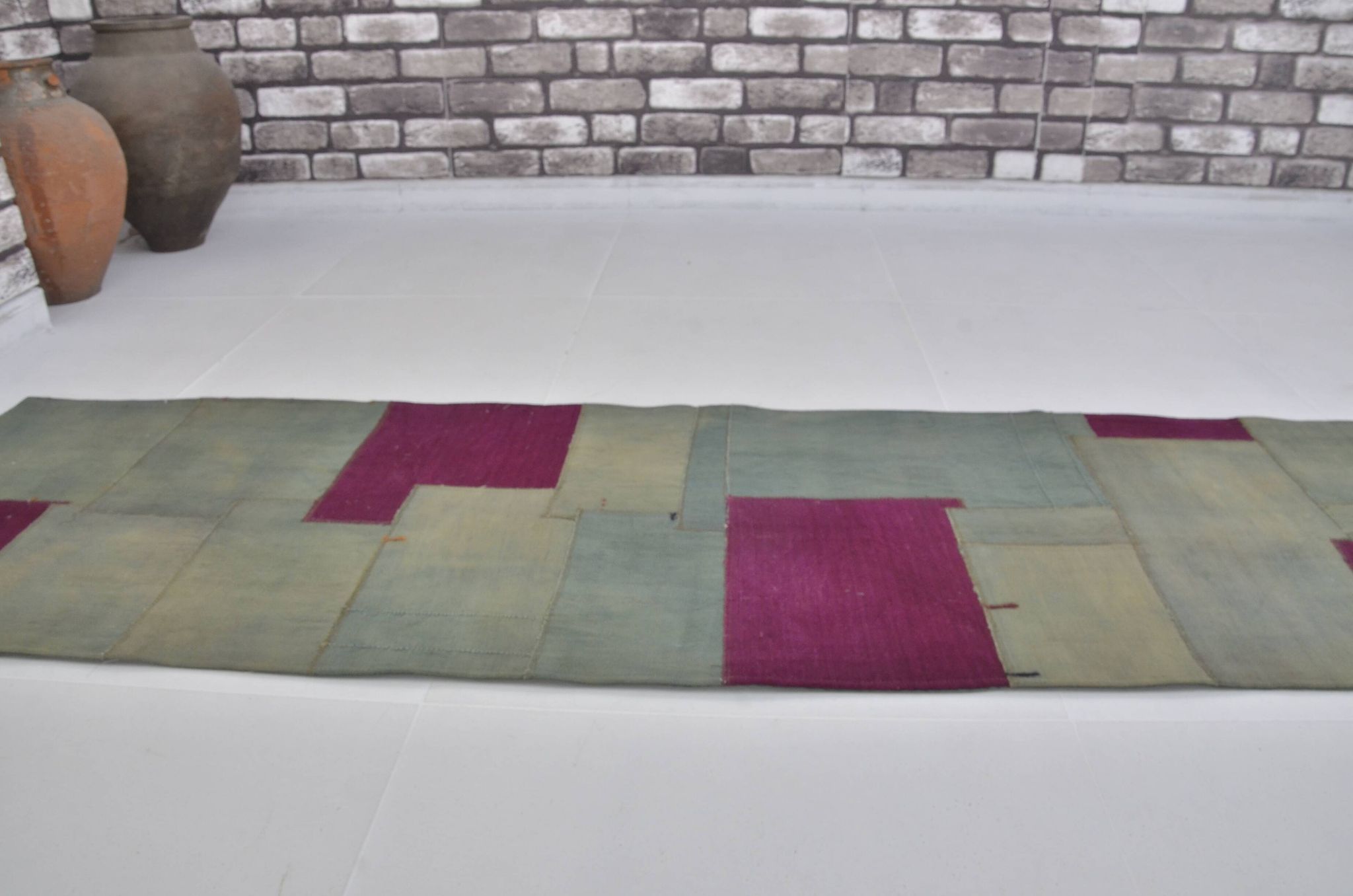 One A Kinf Of Vintage Kilim Runner sku 3858