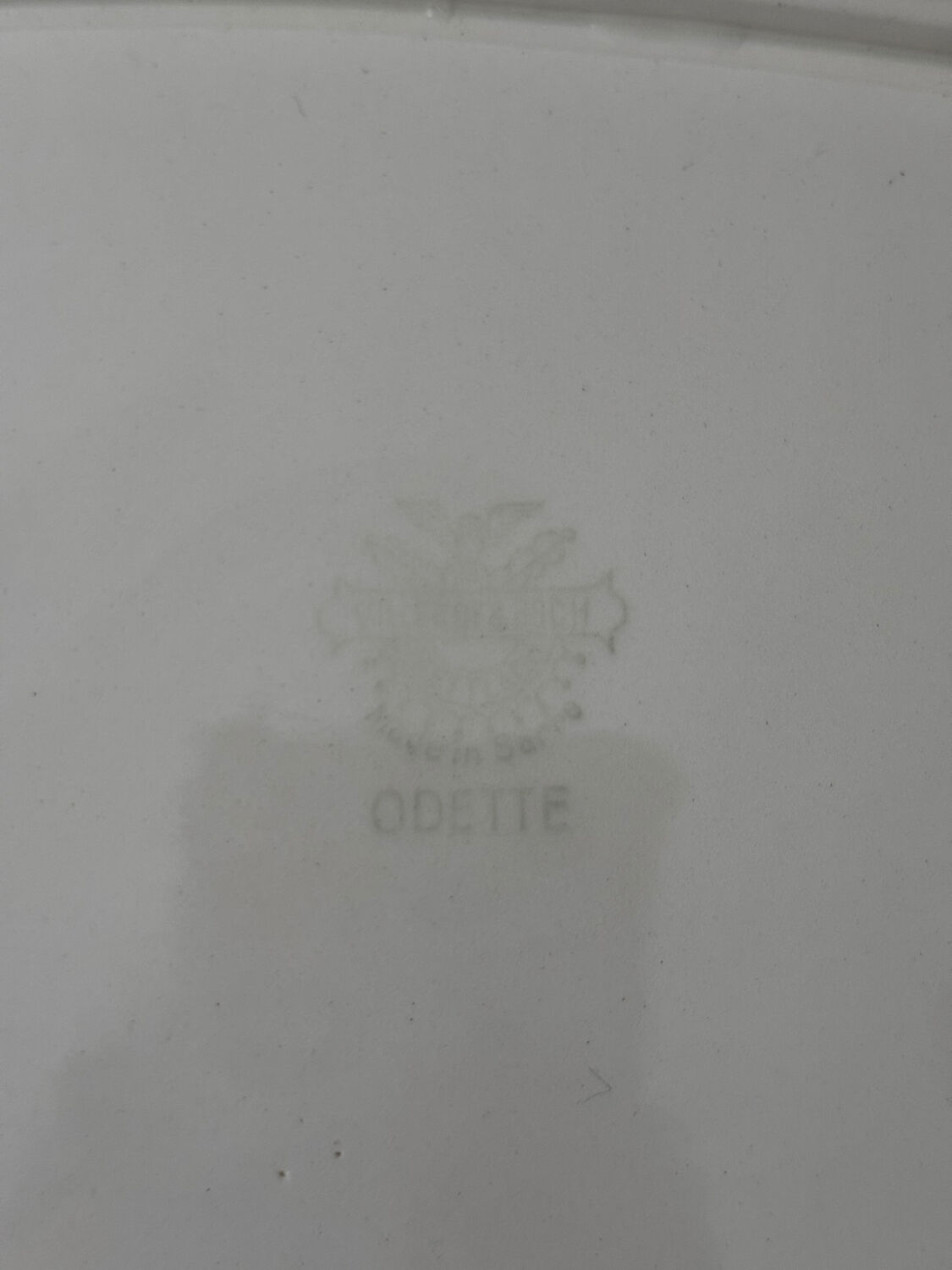 Oval plate Villeroy and Boch model Odette