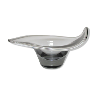 Art glass bowl by Vicke Lindstrand for Kosta vintage design signed