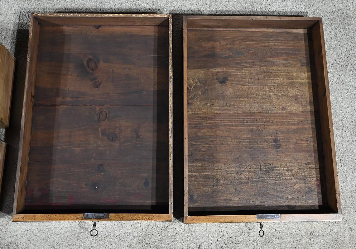 Rare Property Desk, in Walnut, Empire Period – Early 19th Century